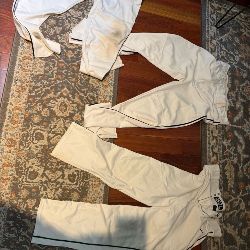 Nike Men's White baseball pants